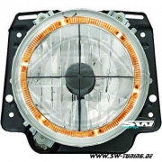 Angel Eye Scheinwerfer fr VW Golf II 83-91 chrom Mit Kreuz