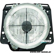 Angel Eye Scheinwerfer fr VW Golf II 83-91 chrom Mit Kreuz