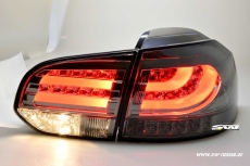 SW-Celi LED Rckleuchten fr VW Golf VI 08-12 smoke Lightbar mit LED Blinker