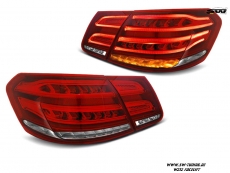 SWCeli LED Rckleuchten fr Mercedes E-Klasse W212 Facelift 14-16 Limo red/clear mit wischblinker