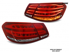 SWCeli LED Rckleuchten fr Mercedes E-Klasse W212 Facelift 14-16 Limo red/clear mit wischblinker