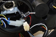 SW-DRLtube Angel Eye Xenon headlights for BMW X5 E70 07-10 High U-LED DRL black (for AFS-Versions)