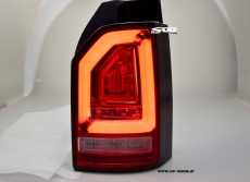 SW-Celis LED taillights for VW T6 Type SG 2016-2020 Tailgate Red / clear dynamic indicator