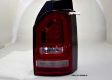 SW-Celis LED taillights for VW T6 Type SG 2016-2020 Tailgate Red / clear dynamic indicator