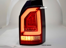 SW-Celis LED taillights for VW T6 Type SG 2016-2020 Tailgate Red / clear dynamic indicator