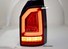 SW-Celis LED taillights for VW T6 Type SG 2016-2020 Tailgate Red / clear dynamic indicator