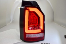 SW-Celi LED Rckleuchten fr VW T6 Typ SG 16-20 red/clear mit Wischblinker fr Werks LED