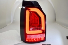 SW-Celi LED Rckleuchten fr VW T6 Typ SG 16-20 red/clear mit Wischblinker fr Werks LED