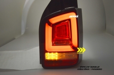 SW-Celi LED Rckleuchten fr VW T6 Typ SG 16-20 Flgeltr red/clear mit Wischblinker