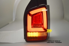 SW-Celi LED Rckleuchten fr VW T6 Typ SG 16-20 Flgeltr red/clear mit Wischblinker