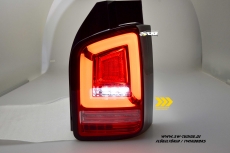 SW-Celi LED Rckleuchten fr VW T6 Typ SG 16-20 Flgeltr red/clear mit Wischblinker
