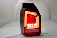 SW-Celi LED Rckleuchten fr VW T6 Typ SG 16-20 Flgeltr red/clear mit Wischblinker