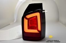 SW-Celi LED Rckleuchten fr VW T6 Typ SG 16-20 Flgeltr red/smoke mit Wischblinker