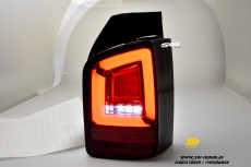 SW-Celi LED Rckleuchten fr VW T6 Typ SG 16-20 Flgeltr red/smoke mit Wischblinker