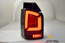 SW-Celi LED Rckleuchten fr VW T6 Typ SG 16-20 Flgeltr red/smoke mit Wischblinker