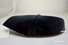 SW-Celi Voll LED Rckleuchten Audi A4 B8 8K Limousine 07-11 RED-Lightbar Black/smoke