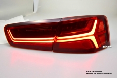 SW-Celi LED taillights Audi A6 4G Sedan 11-14 red clear Lightbar dynamic LED indicator