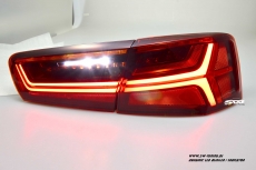 SW-Celi LED taillights Audi A6 4G Sedan 11-14 red clear Lightbar dynamic LED indicator
