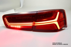 SW-Celi LED taillights Audi A6 4G Sedan 11-14 red clear Lightbar dynamic LED indicator