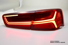 SW-Celi LED taillights Audi A6 4G Sedan 11-14 red clear Lightbar dynamic LED indicator