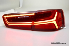 SW-Celi LED taillights Audi A6 4G Sedan 11-14 red clear Lightbar dynamic LED indicator