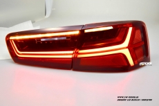 SW-Celi LED taillights Audi A6 4G Sedan 11-14 red clear Lightbar dynamic LED indicator