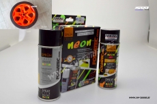 sprayfoil / NEON red shiny Spray foil Foliatec 2x400ml & 2x400ml Primer 43,72EUR/1l