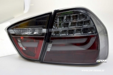 SWCeli LED Rckleuchten fr 3er BMW E90 Limo 05-08 smoke / red Lightbar (nicht 335d)