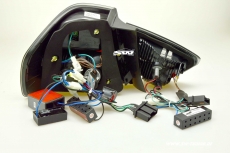 SWCeli LED Rckleuchten fr 3er BMW E90 Limo 05-08 smoke / red Lightbar (nicht 335d)