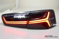 SW-Celi LED taillights Audi A6 4G Sedan 11-14 red clear Lightbar dynamic LED indicator