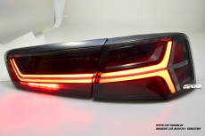 SW-Celi LED taillights Audi A6 4G Sedan 11-14 red clear Lightbar dynamic LED indicator