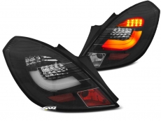 SW-Celis LED Rckleuchten Opel Corsa D 06-14 3Trer Black/clear Lightbar