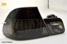 SW-Light LED Rckleuchten fr 3er BMW E46 Coup 98-03 smoke 4teilig mit dynamischer Blinker