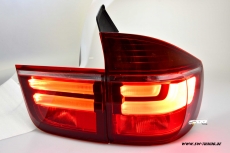 SW-Celi LED taillights BMW X5 E70 06-13 red Lightbar