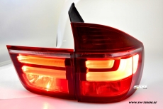 SW-Celi LED taillights BMW X5 E70 06-13 red Lightbar