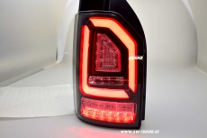 SW-Celis LED taillights for VW T6 Type SG 2016-2020 Tailgate black / clear dynamic indicator
