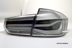 SWCeli LED Rckleuchten fr 3er BMW F30 Limo 12-18 Black/clear silver LED Lightbar