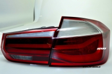 SWCeli LED Rckleuchten fr 3er BMW F30 Limo 12-18 red LED Lightbar