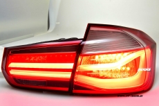 SWCeli LED Rckleuchten fr 3er BMW F30 Limo 12-18 red LED Lightbar
