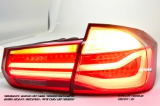 SWCeli LED Rckleuchten fr 3er BMW F30 Limo 12-18 red LED Lightbar