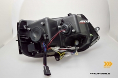 SW-DRLTube Scheinwerfer VW T5 GP Facelift Typ 7H 09-14 LED Tagfahrlicht Wischblinker chrom