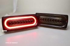 SW-Celi Voll LED Rckleuchten fr Mercedes G-Klasse W463 90-12 smoke