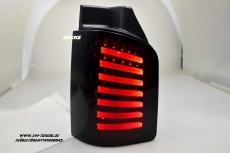 SW-Celis LED taillights VW T5 Type 7H 7E 03-15 Black/smoke Lightbar twindoors