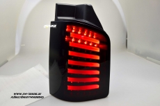 SW-Celis LED taillights VW T5 Type 7H 7E 03-15 Black/smoke Lightbar twindoors
