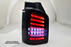 SW-Celis LED taillights VW T5 Type 7H 7E 03-15 Black/smoke Lightbar twindoors