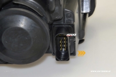 SW-DRLtube headlights VW Golf VI 08-12 LED DRL U-Lighttube black dynamic indicator