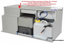 SW-Camper rear kitchen VANESS for VW T5 / T6 Transporter / Caravelle