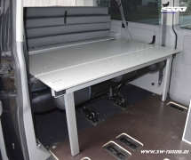 SW-Camper Schlafsystem zur Heckkche VANESS fr VW T5 / T6 mit 3er Sitz Transporter / Caravelle Lang