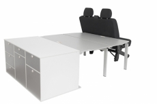SW-Camper Schlafsystem zur Heckkche VANESS fr VW T5 / T6  Transporter / Caravelle Lang