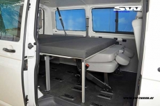 SW-Camper Schlafsystem zur Heckkche VANESS fr VW T5 / T6  Transporter / Caravelle kurz